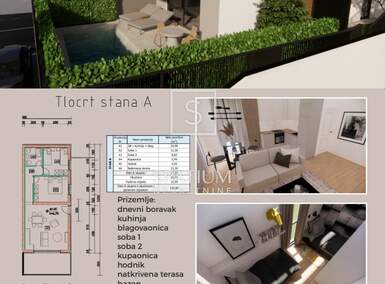 Trosoban stan, Omišalj, prodaja, 260000 €, 67 m2