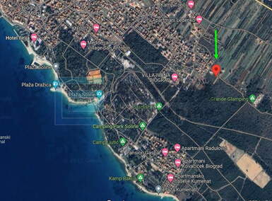Zemljiste, Biograd na Moru, prodaja, 90000 €, 436 m2