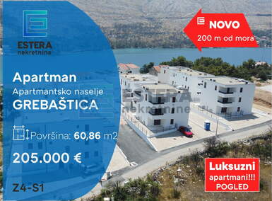 Trosoban stan, Šibenik, prodaja, 205000 €, 60 m2