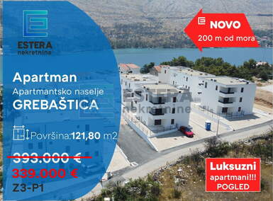 Stan, Šibenik, prodaja, 339000 €, 121 m2