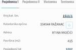 Zemljiste, Zadar, Dračevac, prodaja, 250 €, 1100 m2