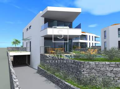 Cetvorosoban stan, Malinska-Dubašnica, Porat, prodaja, 548600 €, 162 m2