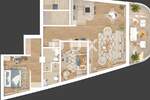 Trosoban stan, Rijeka, Kantrida, prodaja, 710000 €, 100 m2