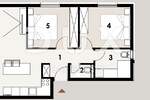 Trosoban stan, Privlaka, prodaja, 363375 €, 80 m2