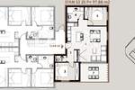 Trosoban stan, Privlaka, prodaja, 454338 €, 90 m2