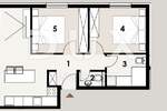 Trosoban stan, Privlaka, prodaja, 393732 €, 87 m2