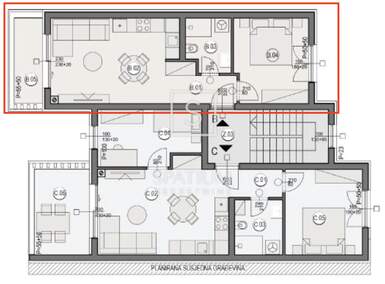Dvosoban stan, Pula, Valdebek, prodaja, 157480 €, 43 m2