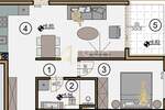 Dvosoban stan, Rijeka, Srdoči, prodaja, 210678 €, 54 m2