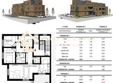 Cetvorosoban stan, Zagreb, Sesvete, prodaja, 245700 €, 96 m2