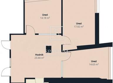 Poslovni prostor, Rijeka, Centar, najam, 1200 €, 85 m2