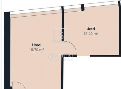 Poslovni prostor, Rijeka, Centar, najam, 600 €, 31 m2