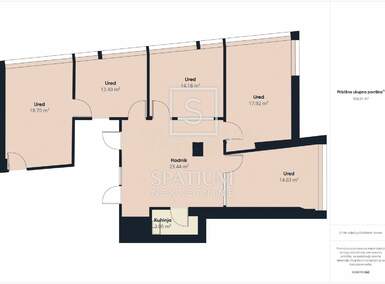 Poslovni prostor, Rijeka, Centar, najam, 1700 €, 110 m2
