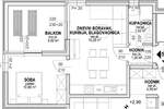 Jednoiposoban stan, Povljana, prodaja, 243620 €, 46 m2