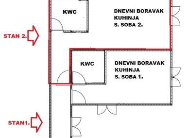 Dvoiposoban stan, Split, prodaja, 310000 €, 57 m2