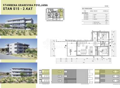 Trosoban stan, Povljana, prodaja, 220000 €, 60 m2