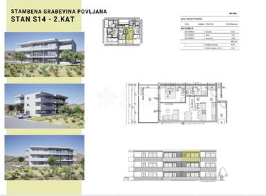 Dvosoban stan, Povljana, prodaja, 175000 €, 44 m2