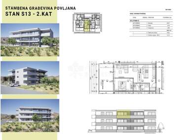 Dvosoban stan, Povljana, prodaja, 175000 €, 44 m2