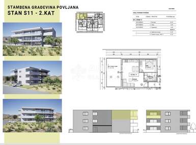 Dvosoban stan, Povljana, prodaja, 165000 €, 36 m2