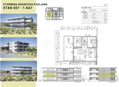 Trosoban stan, Povljana, prodaja, 230000 €, 58 m2
