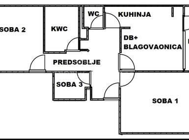 Dvoiposoban stan, Split, prodaja, 265000 €, 61 m2