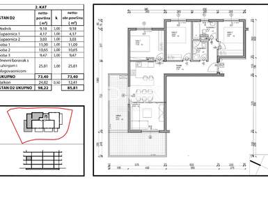 Cetvorosoban stan, Tar-Vabriga, Tar, prodaja, 328700 €, 92 m2