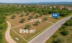 Zemljiste, Krk, prodaja, 32500 €, 896 m2