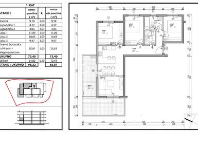 Cetvorosoban stan, Tar-Vabriga, Tar, prodaja, 328700 €, 92 m2