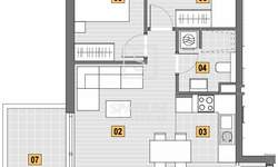 Trosoban stan, Senj, prodaja, 225000 €, 57 m2