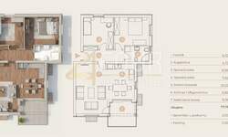 Trosoban stan, Viškovo, Saršoni, prodaja, 202500 €, 77 m2