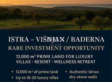 Zemljiste, Višnjan, Majkusi, prodaja, 1533279 €, 12005 m2