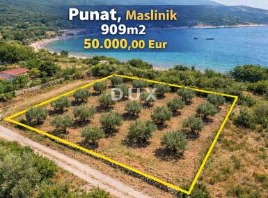 Zemljiste, Punat, prodaja, 50000 €, 909 m2