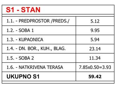 Dvosoban stan, Pula, Valdebek, prodaja, 191500 €, 62 m2