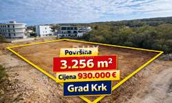 Zemljiste, Krk, prodaja, 930000 €, 3256 m2