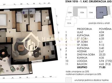 Cetvorosoban stan, Zagreb, Črnomerec, prodaja, 319732 €, 71 m2