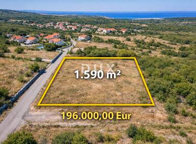 Zemljiste, Krk, Lakmartin, prodaja, 196000 €, 1590 m2