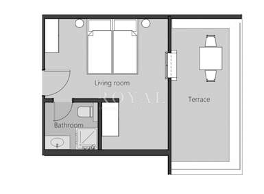Jednosoban stan, Crikvenica, prodaja, 150735 €, 23 m2