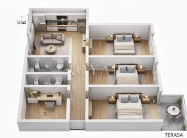 Stan, Rijeka, Centar, najam, 1600 €, 106 m2