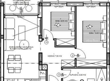 Dvosoban stan, Pula, prodaja, 152000 €, 54 m2