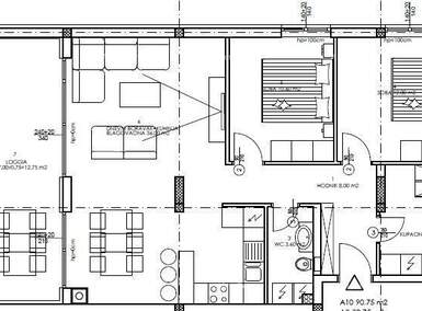 Dvosoban stan, Pula, prodaja, 263200 €, 90 m2