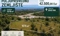 Zemljiste, Krk, prodaja, 42500 €, 1570 m2