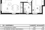 Vodice, jednosobni stan u prizemlju, 41,20 m², novogradnja