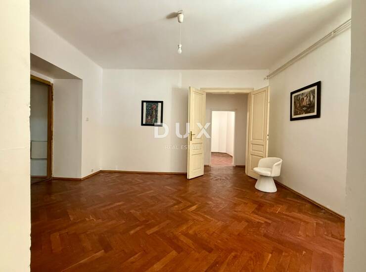 Rijeka, Belveder, četverosoban stan, 95 m2, visoko prizemlje, investicija