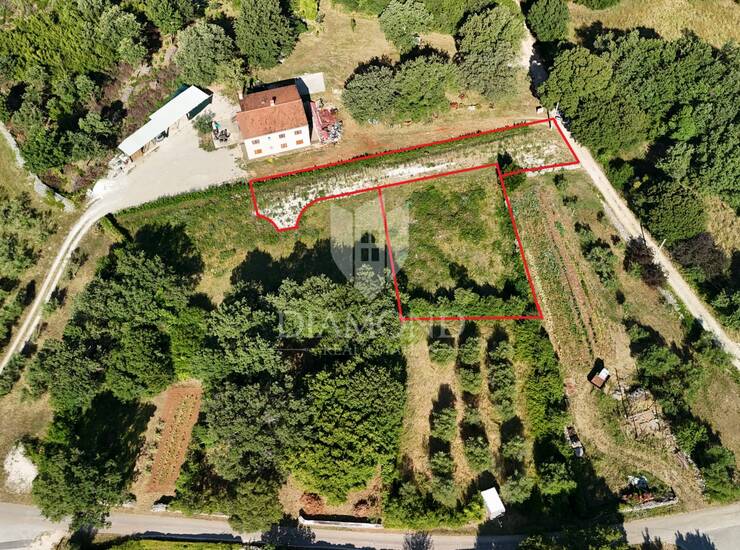 Istra, Kanfanar, okolica,  građevinsko zemljište na mirnoj lokaciji