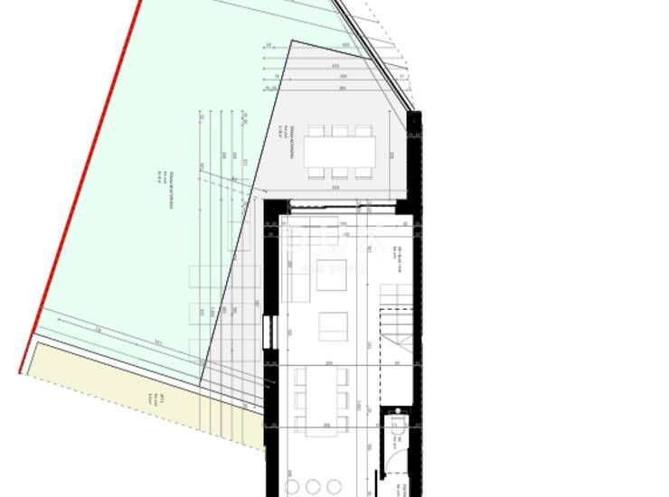 GRAD KRK - stan u novoizgrađenoj urbanoj vili sa 120m2 terase  — fotografija 2