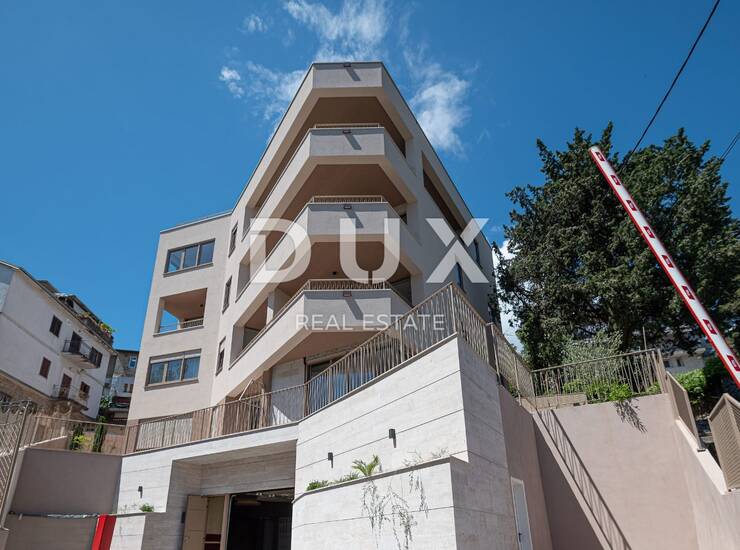 OPATIJA, CENTAR – moderan stan za najam s pogledom na more, 70 m od plaže