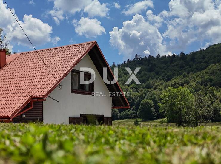 GORSKI KOTAR, BEGOVO RAZDOLJE - Samostojeća vikendica za odmor u netaknutoj pr