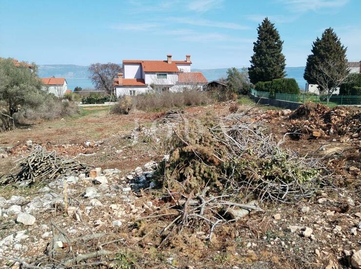 Labin, okolica, građevinsko zemljište sa pogledom na more