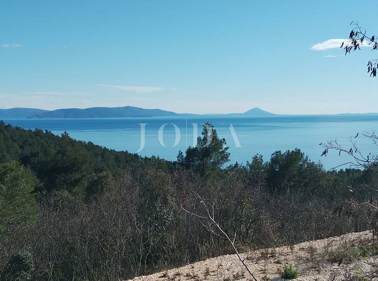 Rabac, građevinsko zemljište sa građevinskom dozvolom, projektom i pogledom  — fotografija 2