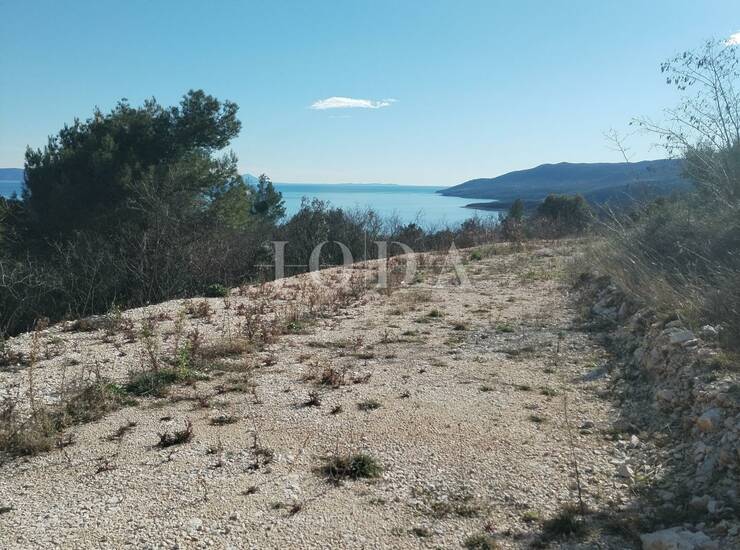 Rabac, građevinsko zemljište sa građevinskom dozvolom, projektom i pogledom  — fotografija 5