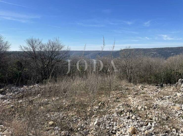 Labin, okolica, građevinsko zemljište sa pogledom na more — fotografija 5